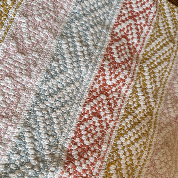 Rachel Zoe Multi colored Bath Mat Geometric Design - Picture 2 of 3